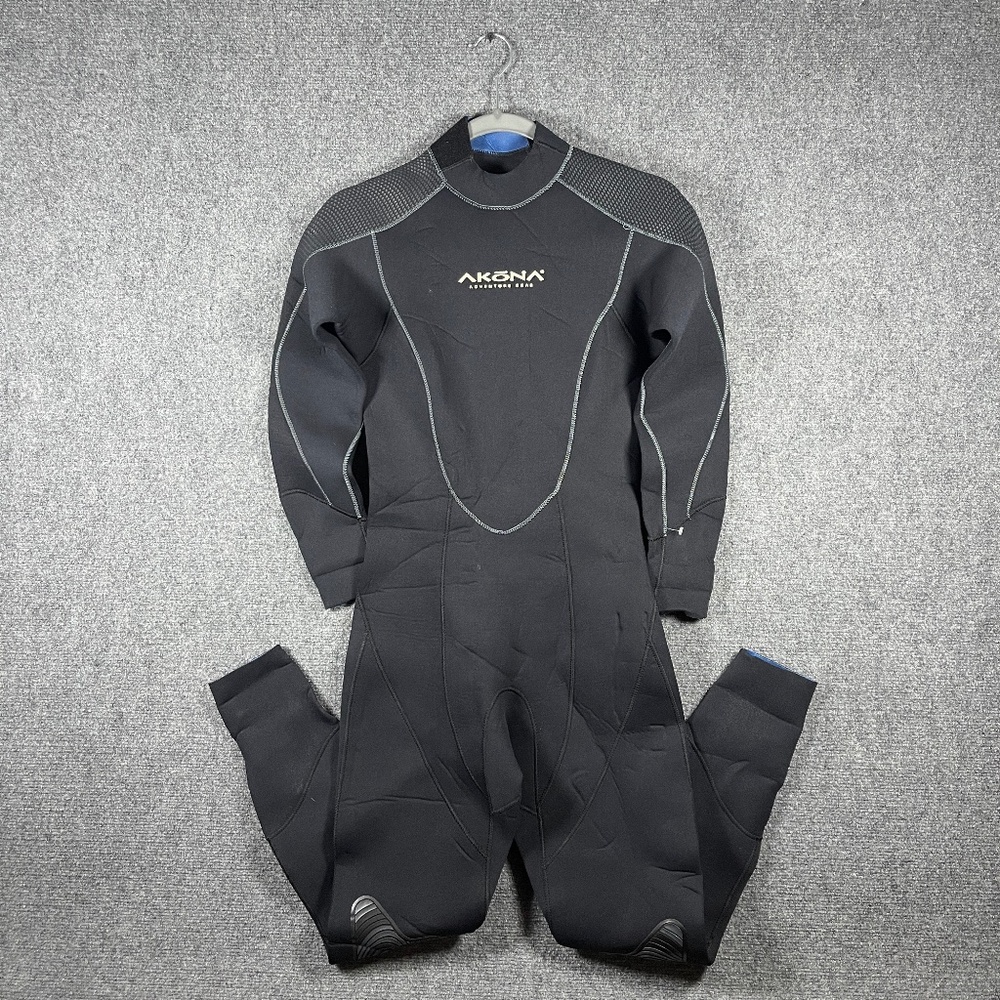 Akona Womens Dive Full Wetsuit Black Womens Size  Size 9/10 #1304